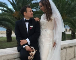 Гайдулян показал свадебные снимки из Италии