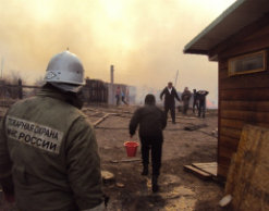 В лесных пожарах в Хакасии погибли 15 человек