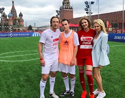 Рудковская похвасталась сыном-футболистом