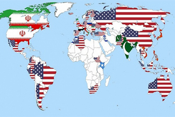 Карта самых опасных стран мира